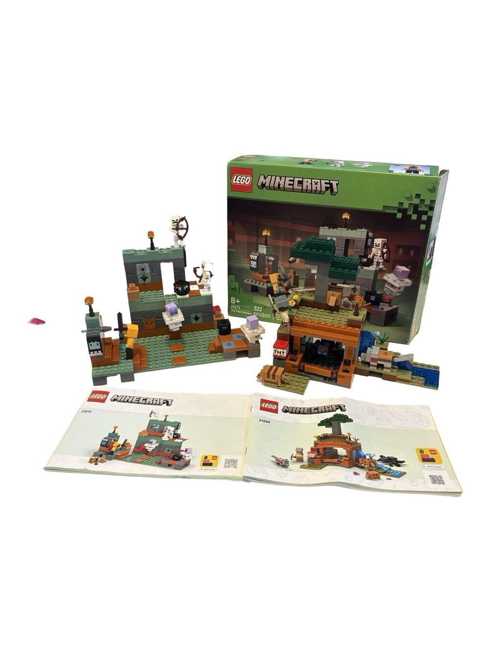 LEGO Minecraft The Armadillo Mine Expedition - 2 LEGO Sets - Read